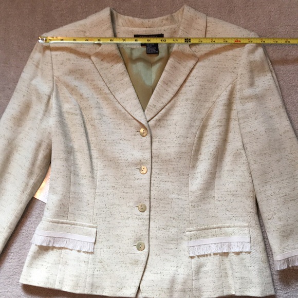 Etcetera blazer, NWT in cream and green - Picture 7 of 8